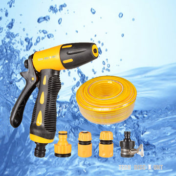 TD® Pistolet d'arrosage jardin haute pression pulvérisateur à main à eau lavage voiture réglable arrosoir confortable lave-auto anim